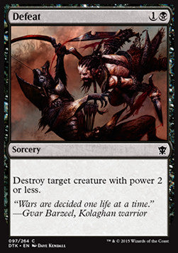 Defeat - Dragons of Tarkir (Common) [DTK-97]