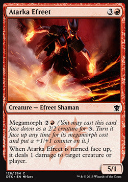 Atarka Efreet - Dragons of Tarkir (Common) [DTK-128]