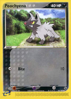 Poochyena (Bite) - EX Ruby & Sapphire (Common) [RS-63]