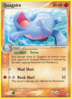 Quagsire - EX Unseen Forces (Uncommon) [UF-44]