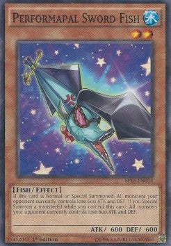 Performapal Sword Fish (V.2 - Shatterfoil) - Star Pack Arc-V (Shatterfoil) [SP15-014]