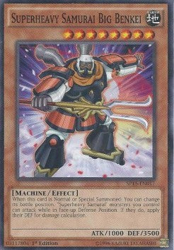 Superheavy Samurai Big Benkei (V.2 - Shatterfoil) - Star Pack Arc-V (Shatterfoil) [SP15-017]