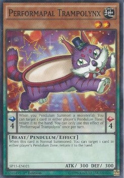 Performapal Trampolynx (V.2 - Shatterfoil) - Star Pack Arc-V (Shatterfoil) [SP15-021]