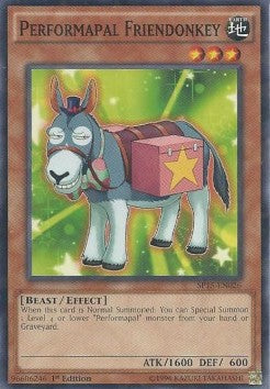 Performapal Friendonkey (V.2 - Shatterfoil) - Star Pack Arc-V (Shatterfoil) [SP15-026]