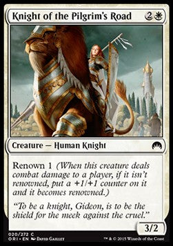 Knight of the Pilgrim's Road - Magic Origins (Common) [ORI-20]