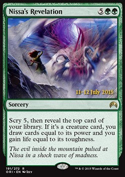 Nissa's Revelation - Magic Origins: Promos (Rare) [PORI-191]