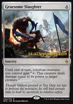 Gruesome Slaughter - Battle for Zendikar: Promos (Rare) [PBFZ-9]