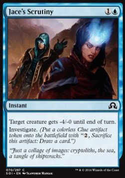 Jace's Scrutiny - Shadows over Innistrad (Common) [SOI-70]