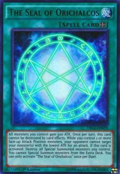 The Seal of Orichalcos - Dragons of Legend: Unleashed (Ultra Rare) [DRL3-070]