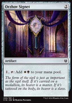 Orzhov Signet - Commander 2016 (Common) [C16-266]