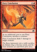 Fiery Conclusion - Planechase Anthology (Common) [PCA-42]
