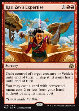 Kari Zev's Expertise - Aether Revolt (Rare) [AER-88]