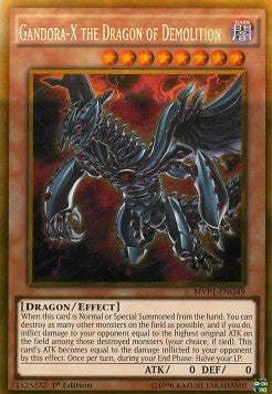 Gandora-X the Dragon of Demolition (V.2 - Gold Rare) - The Dark Side of Dimensions Movie Pack (Gold Rare) [MVP1-G49]