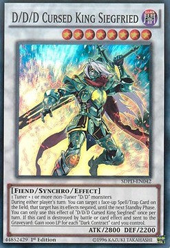 D/D/D Cursed King Siegfried - Structure Deck: Pendulum Domination (Super Rare) [SDPD-042]