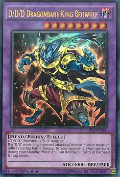 D/D/D Dragonbane King Beowulf - Structure Deck: Pendulum Domination (Ultra Rare) [SDPD-041]