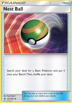 Nest Ball - Sun & Moon (Uncommon) [SUM-123]