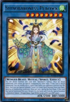 Shinobaroness Peacock - Raging Tempest (Rare) [RATE-037]