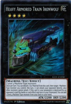 Heavy Armored Train Ironwolf - Raging Tempest (Super Rare) [RATE-050]