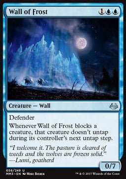Wall of Frost - Modern Masters 2017 (Uncommon) [MM3-56]