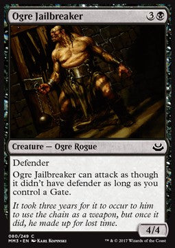 Ogre Jailbreaker - Modern Masters 2017 (Common) [MM3-80]
