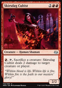 Skirsdag Cultist - Modern Masters 2017 (Uncommon) [MM3-112]