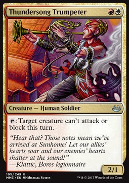 Thundersong Trumpeter - Modern Masters 2017 (Uncommon) [MM3-195]
