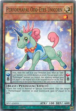 Performapal Odd-Eyes Unicorn (V.2 - Starfoil Rare) - Star Pack Battle Royal (Starfoil Rare) [SP17-033]