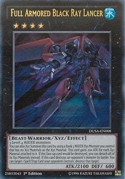 Full Armored Black Ray Lancer - Duelist Saga (Ultra Rare) [DUSA-008]