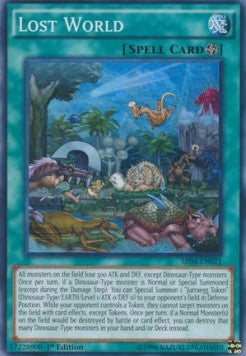 Lost World - Structure Deck: Dinosmasher's Fury (Super Rare) [SR04-021]