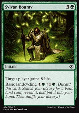Sylvan Bounty - Archenemy: Nicol Bolas (Common) [E01-74]