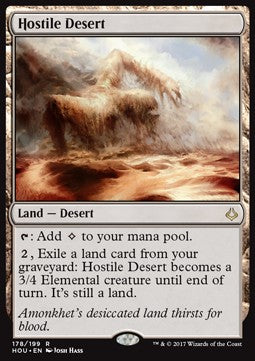 Hostile Desert - Hour of Devastation (Rare) [HOU-178]