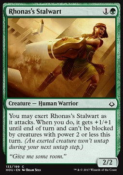Rhonas's Stalwart - Hour of Devastation (Common) [HOU-133]