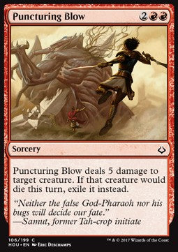 Puncturing Blow - Hour of Devastation (Common) [HOU-106]