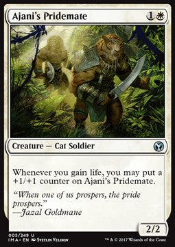 Ajani's Pridemate - Iconic Masters (Uncommon) [IMA-5]
