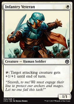 Infantry Veteran - Iconic Masters (Common) [IMA-24]