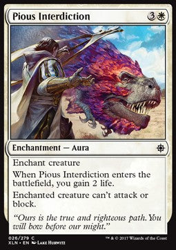Pious Interdiction - Ixalan (Common) [XLN-26]