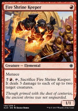 Fire Shrine Keeper - Ixalan (Common) [XLN-144]