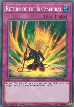Return of the Six Samurai - Spirit Warriors (Super Rare) [SPWA-052]