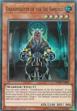 Grandmaster of the Six Samurai - Spirit Warriors (Super Rare) [SPWA-009]