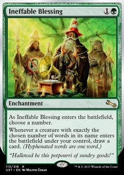 Ineffable Blessing (V.6) - Unstable (Rare) [UST-113]