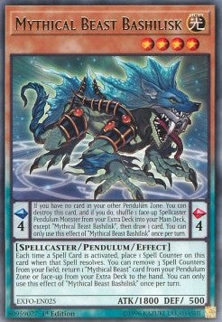 Mythical Beast Bashilisk - Extreme Force (Rare) [EXFO-025]