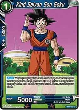 Kind Saiyan Son Goku - Galactic Battle (Common) [BT1-033]