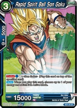 Rapid Spirit Ball Son Goku - Starter Deck: The Awakening (Starter Rare) [SD1-04]