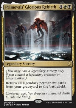 Primevals' Glorious Rebirth - Dominaria (Rare) [DOM-201]