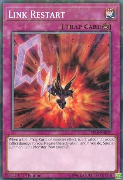 Link Restart (V.2 - Starfoil Rare) - Star Pack VRAINS (Starfoil Rare) [SP18-050]