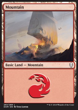 Mountain (V.2) - Dominaria (Land) [DOM-263]