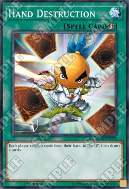 Hand Destruction - Structure Deck: Lair of Darkness (Common) [SR06-025]