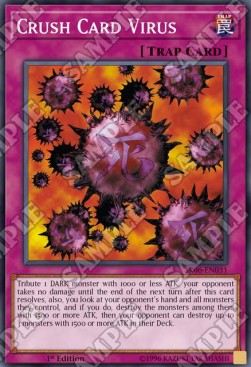 Crush Card Virus - Structure Deck: Lair of Darkness (Common) [SR06-031]