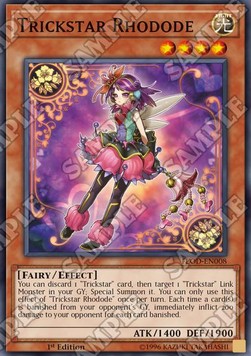 Trickstar Rhodode - Flames of Destruction (Super Rare) [FLOD-008]