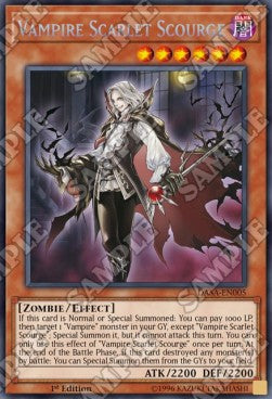 Vampire Scarlet Scourge - Dark Saviors (Secret Rare) [DASA-005]